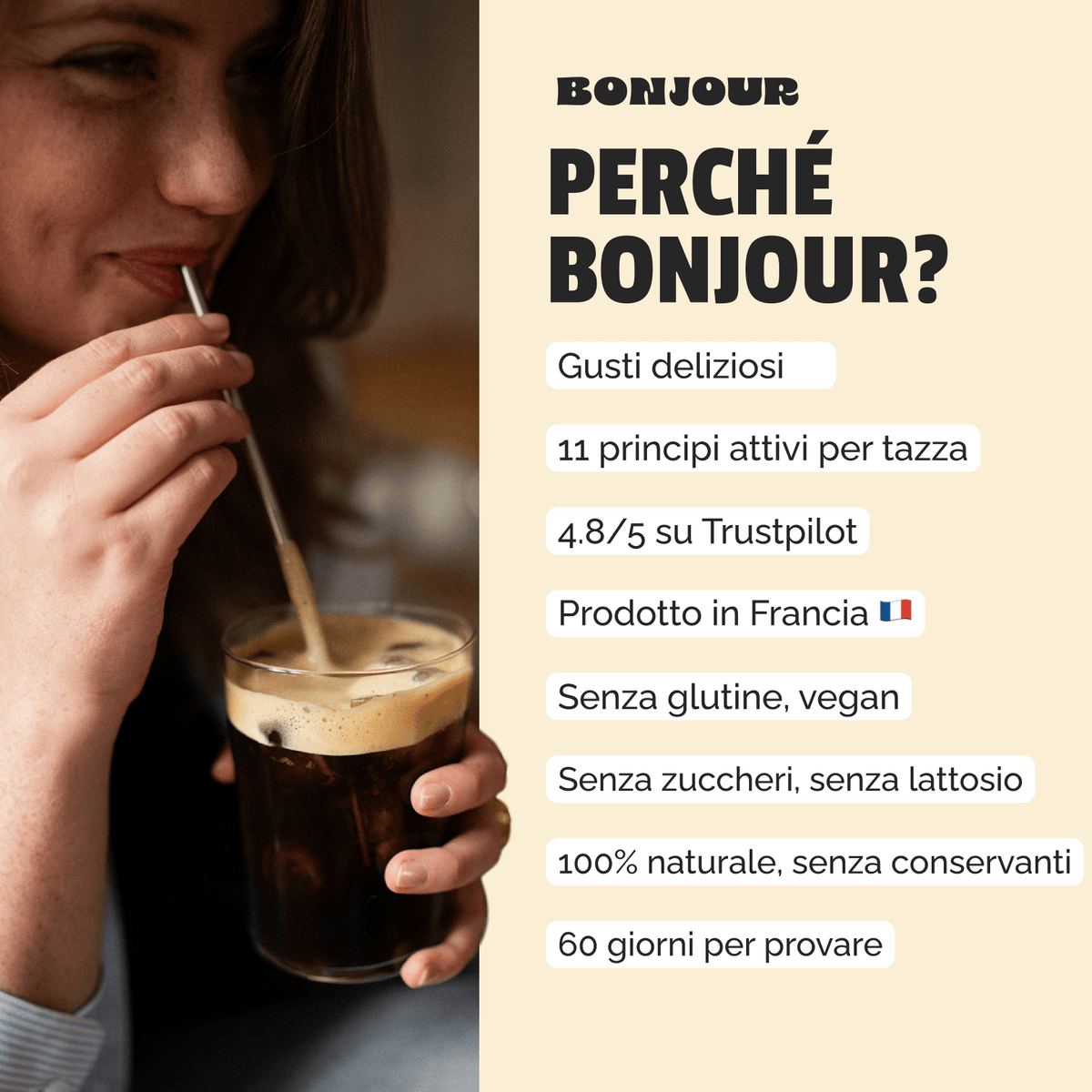 Bonjour – GOLOSO, COMPLETO E NATURALE